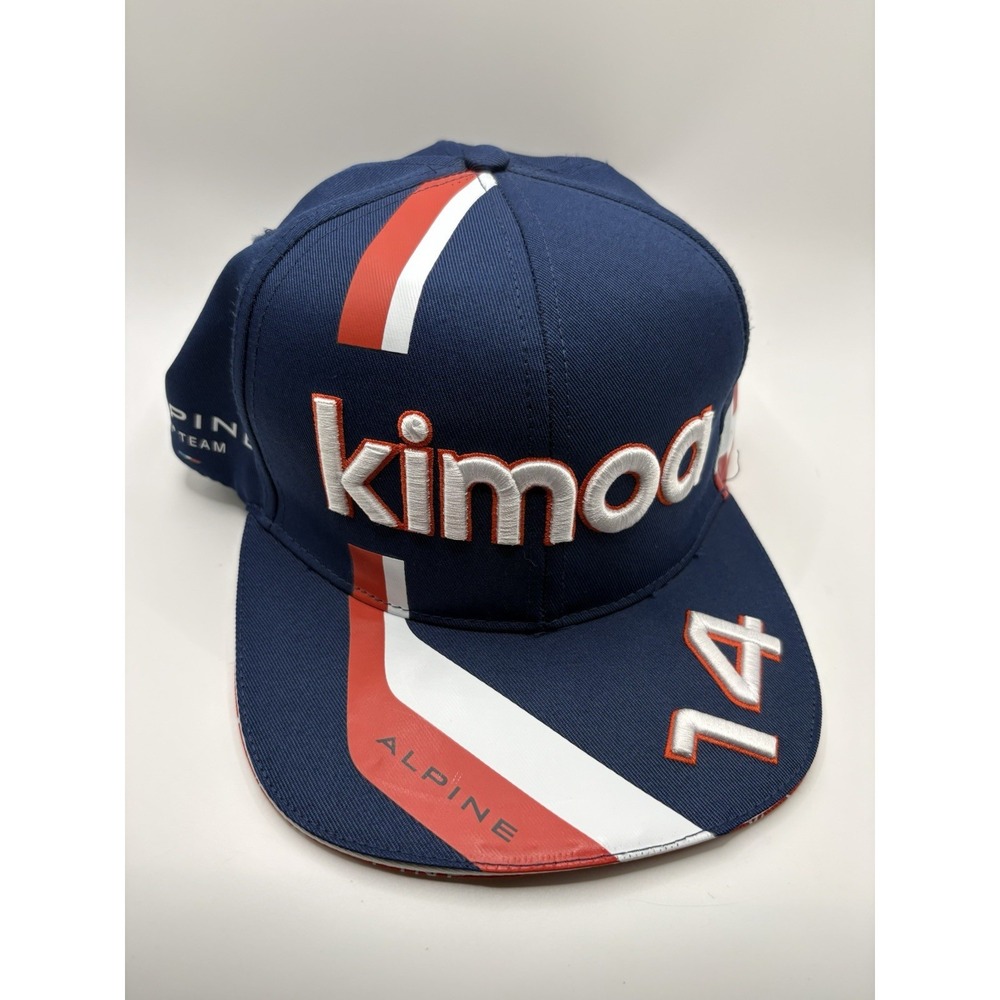 Kimoa Alpine F1 Fernando Alonso #14 Hat Blue Formula 1 Racing Strapback 2021